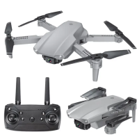 Квадрокоптер з 4K і HD камерами RC E99 Pro2 Gray - дрон FPV для дитини до 20 хв 