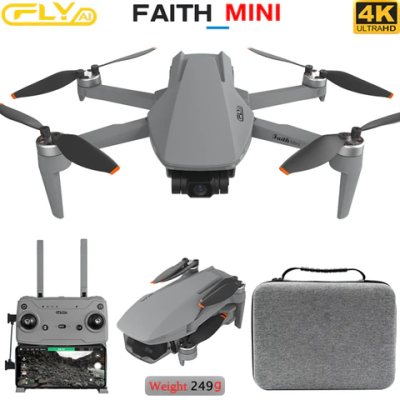 Квадрокоптер C-FLY Faith Mini 5G WIFI 3 км FPV GPS з 4K-камерою та 3 осями стабілізації