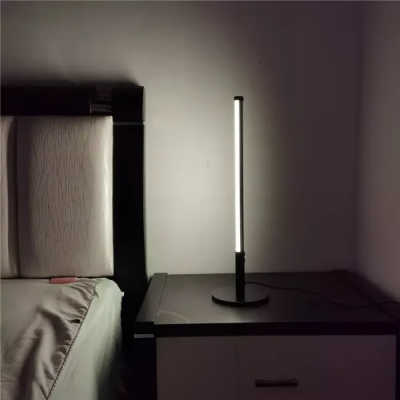 Торшер ночник для ребенка напольный - светильник RGB LED лампа напольная 50 см черный управления через Bluetooth