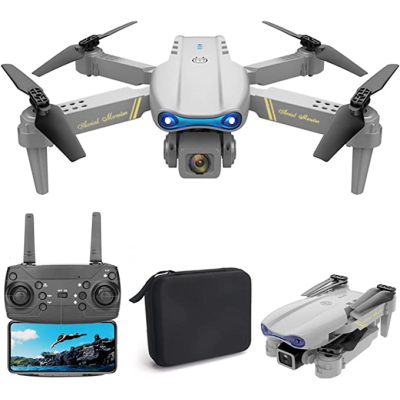 Квадрокоптер з камерою E99 Pro Gravity Max Grey – дрон для дитини з 4K HD WiFi FPV до 20 хв. польоту
