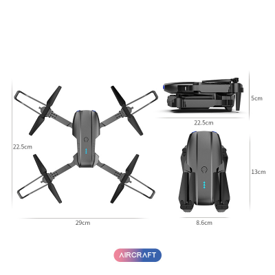 Квадрокоптер з камерою E99 Pro Gravity Max Black – дрон з 4K HD WiFi FPV до 20 хв Коптер для дитини
