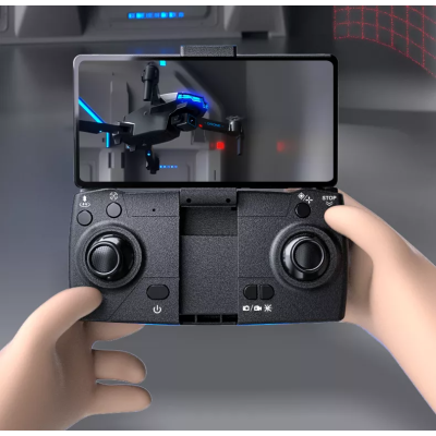 Квадрокоптер с HD камерами Drone X6 PRO - Мини дрон FPV Игрушка для ребенка 20мин обход помех 100м