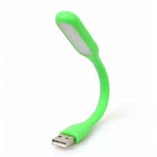 USB LED фонарик гибкий Green
