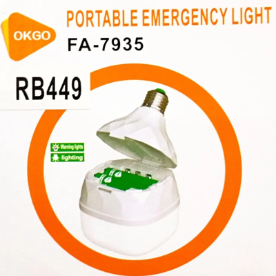 Лампа для кемпінгу RB449  RB449 OKGO FA7935, 30W, 2x18650