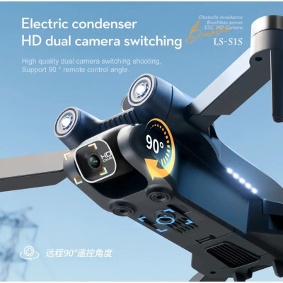 Дрон с камерой K9– S1S Mini дрон с двойной HD камерой Wi-Fi FPV на БК моторах