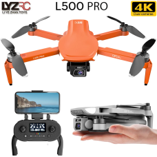Квадрокоптер LYZRC L500 PRO MINI Drone / Дрон 2023 New / Двойная камера 4K HD Profesional / FPV 1200м / Бк мотор / GPS 5G WIFI / Время 30 мин Акум 3000 мАч :)