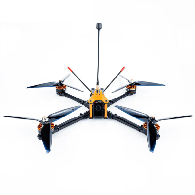 FPV Dron Darwin129 7 дюймовый Дальнобойный Гоночный Квадрокоптер дрон до 5км - Дрон с очками и пультом