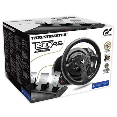 Комплект (кермо, педалі) Thrustmaster T300 RS GT EditionOfficial Sony licensed, сумісний з PC (USB), PlayStation 3, PlayStation 4