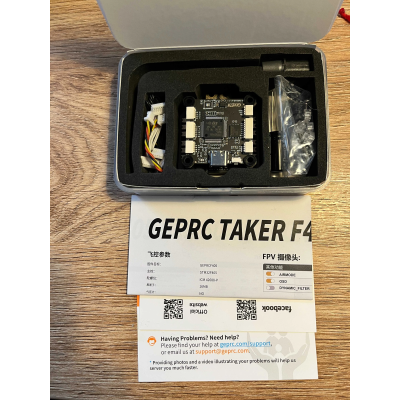 Полетный контроллер стек для FPV дрона квадрокоптера GEPRC TAKER F405 BLS 50A STACK - стек для збору 7-8 дюймового дрону мощностью 50А