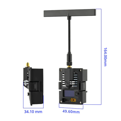 Внешний модуль передатчик Radiomaster Bandit ELRS Micro TX 915MHz 1W – радиомодуль для аппаратуры