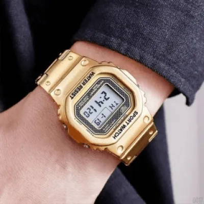 Годинник чоловічий Sanda 390 All Gold