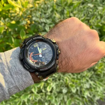 Годинник чоловічий Skmei 1343 Black-Militari