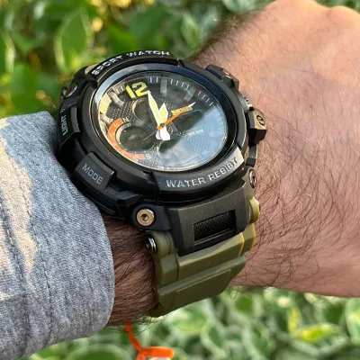 Годинник чоловічий Skmei 1343 Black-Militari