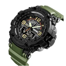 Годинник чоловічий Skmei 1617 Military-Black