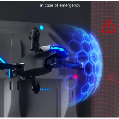 Квадрокоптер с HD камерами Drone X6 PRO - Мини дрон FPV Игрушка для ребенка 20мин обход помех 100м