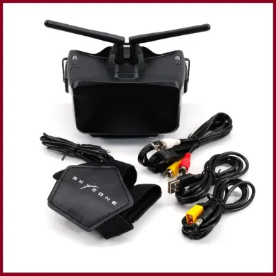 FPV очки Skyzone Cobra X V2/V4 Diversity с беспроводным приемником Steadyview  5G и записью на SD карту
